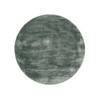 VISKOSETEPPICH rund Nela Hellgrün ø 200 cm rund - Hellgrün, Textil (200/200cm) - benuta Pure