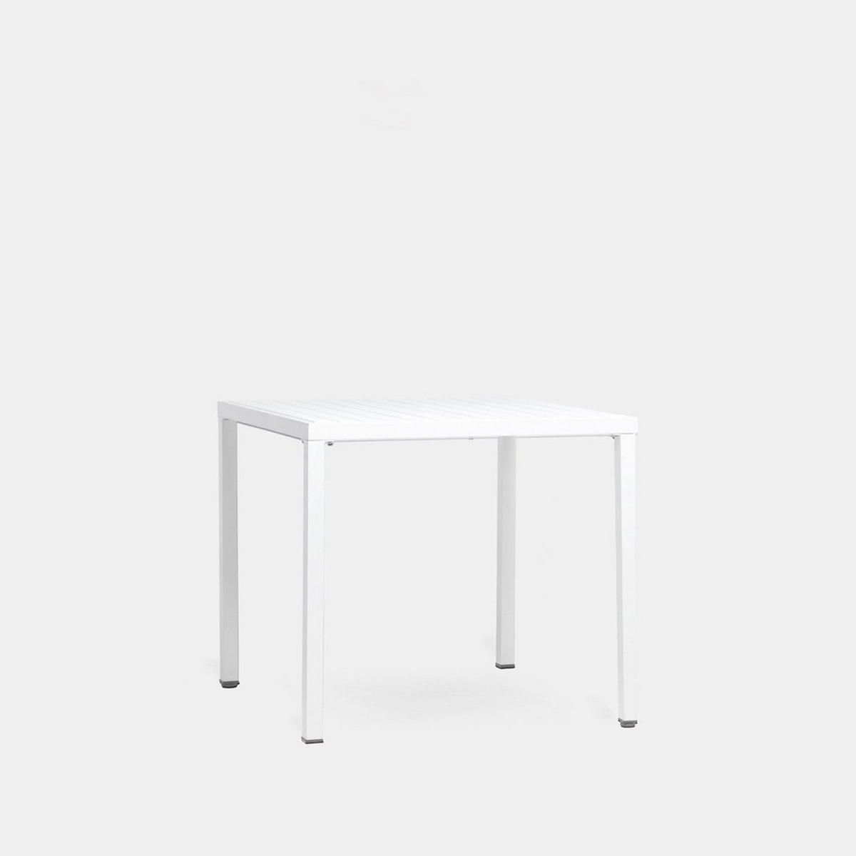 ESSTISCH Jastorf Weiß 84 cm x 76 cm - Weiß, Kunststoff (84/84/76cm) - Klast Home