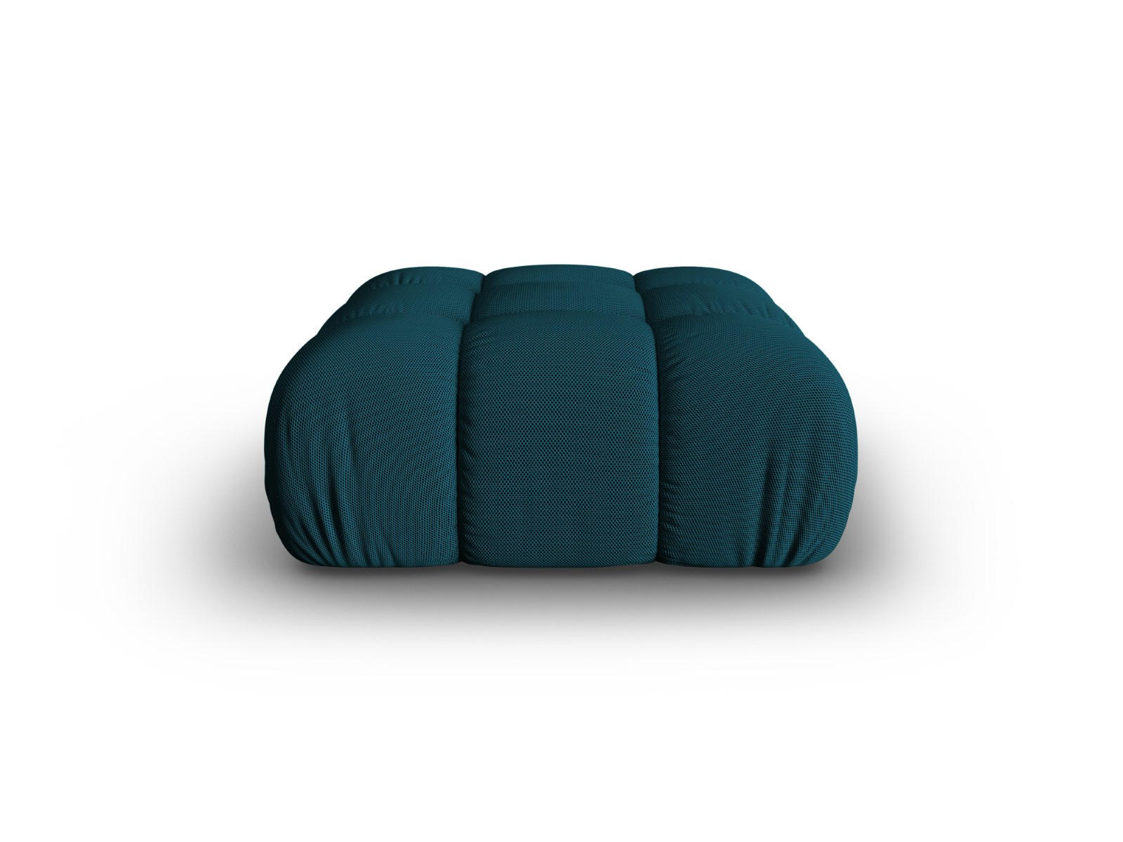 POUF Bellis aus 3D-Stoff marineblau - Blau, Textil (94/43/94cm) - Micadoni