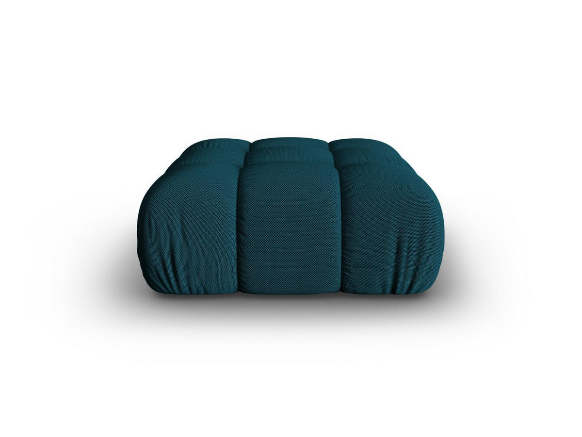 POUF Bellis aus 3D-Stoff marineblau - Blau, Textil (94/43/94cm) - Micadoni