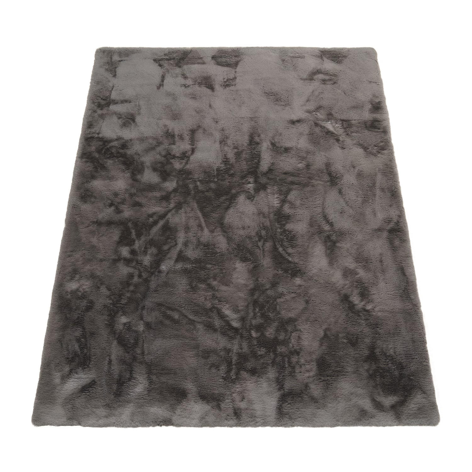 HOCHFLORTEPPICH, einfarbig, Florhöhe 35 mm, Anthrazit, 80 x 150 cm - Anthrazit, Textil (150/80cm) - KADIMA DESIGN