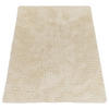 TEPPICH Hochflor Shaggy waschbar Unifarben Schlafzimmer schmutzabweisend Elfenbein Läufer 80x150 - Champagner, Textil (80/150cm) - KADIMA DESIGN