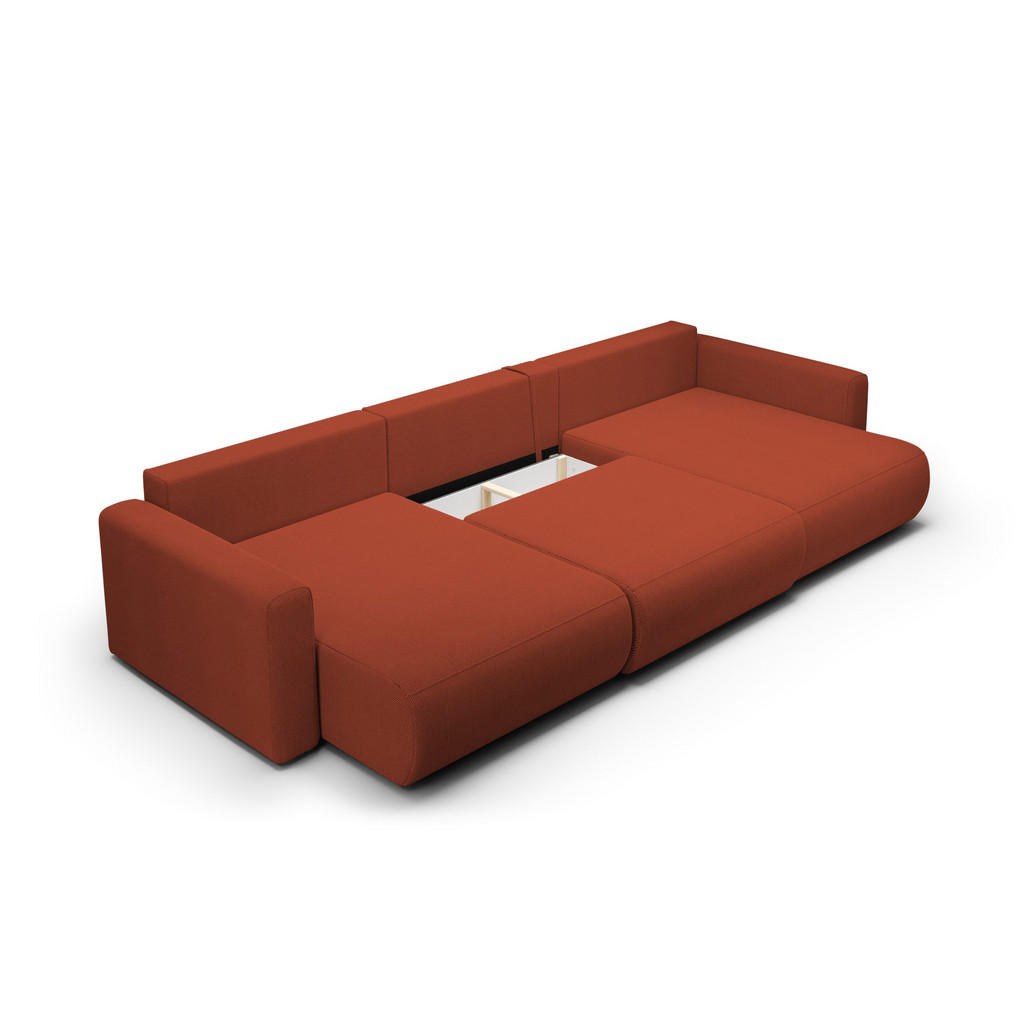 Thumbnail - Meblito Ecksofa, Rot, Textil, U-Form, 340x70x149 cm, Wohnzimmer, Sofas & Couches, Wohnlandschaften, Wohnlandschaften in ...