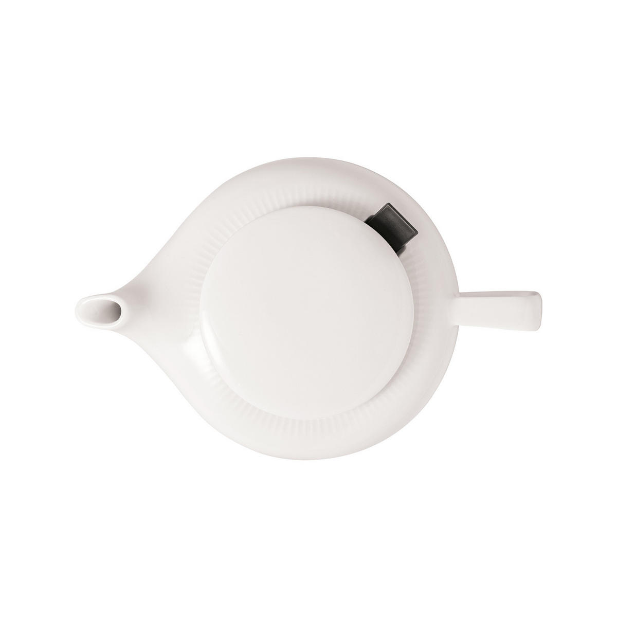 TEEKANNE MIT DECKEL & FILTER Afina weiß 420 ml - Weiß, Keramik (0.42L) - Villeroy & Boch