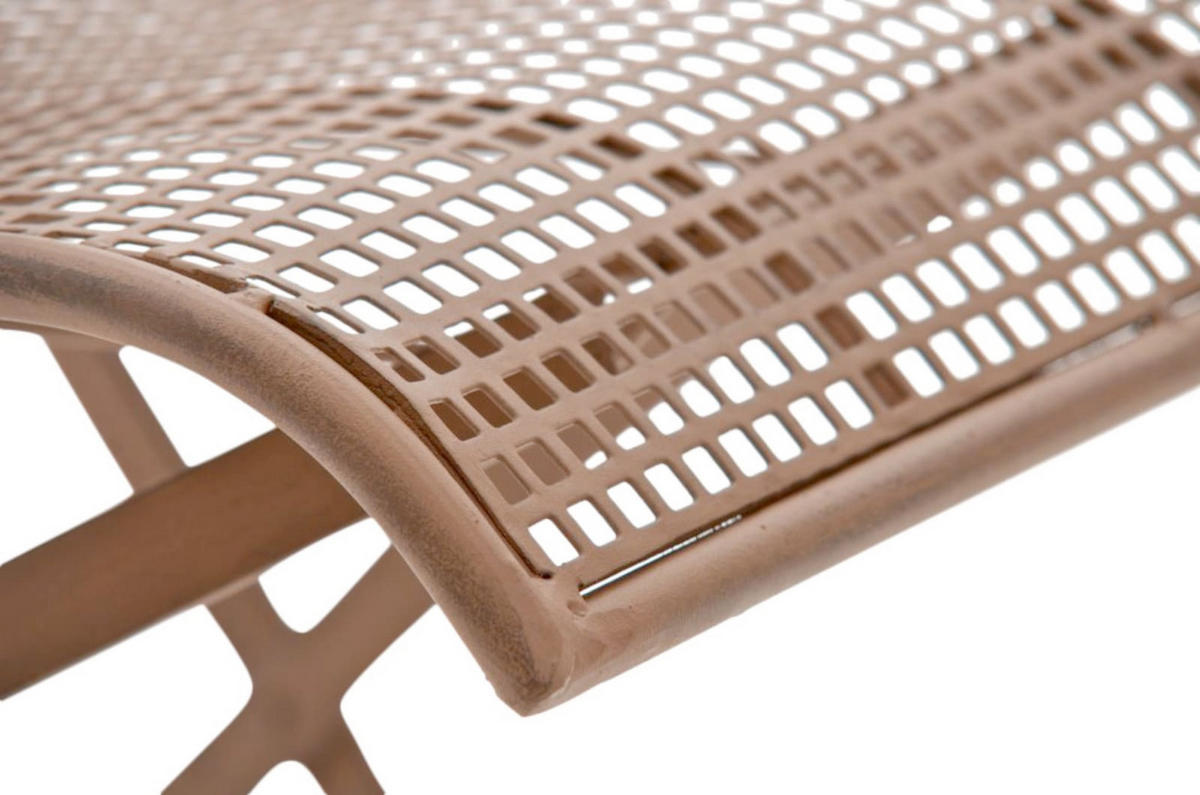 GARTENSTÜHLE Kirstin - 2er Set - antik braun - Braun, Metall (41/50/91cm) - TPFGarden