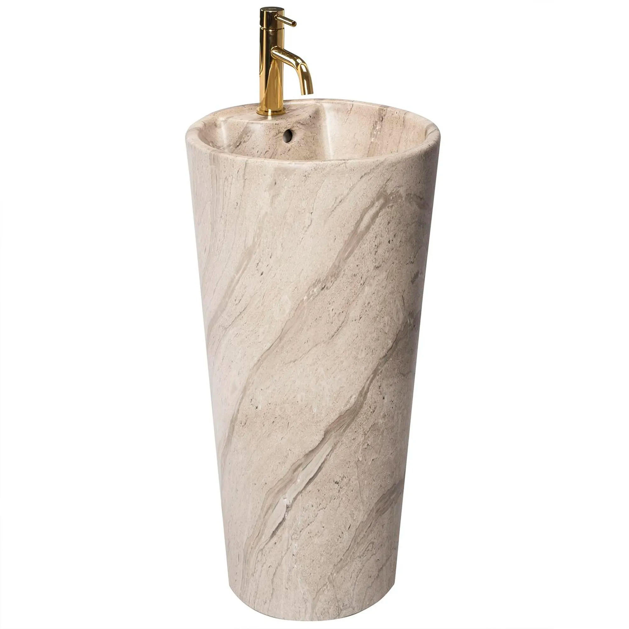 REA Standwaschbecken Beige 40x85x40 cm