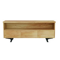 TV-SCHRANK mit Schubladen auf Metallbeinen VITA - Eichefarben, Holz (170/60/45cm) - Rawood Furniture
