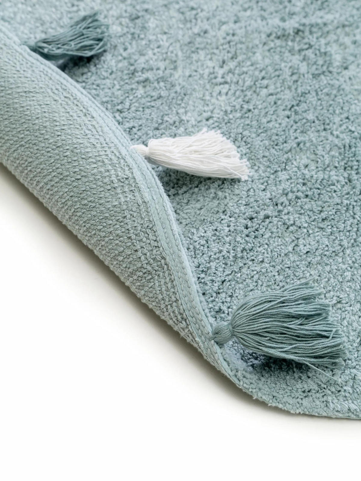 KINDERTEPPICH waschbar Malu Mint ø 100 cm rund - Mintgrün, Naturmaterialien/Textil (100/100cm) - Lytte