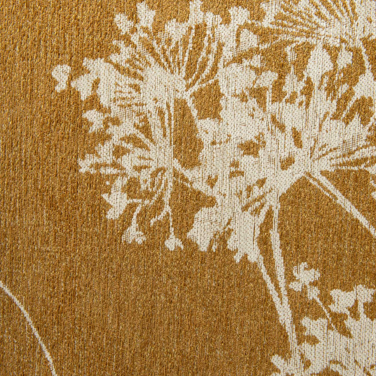 TEPPICH Parsley Herbarium 80/150 cm - Goldfarben, Textil (80/150cm) - Lola&Moi