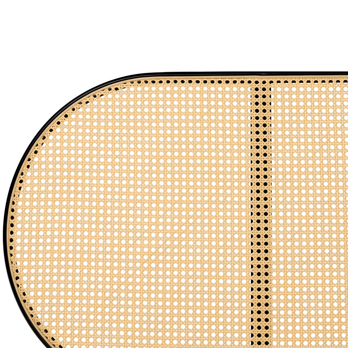 BETT mit Lattenrost 180/200 cm Hellbraun Boulin - Hellbraun/Schwarz, Metall (180/200cm) - Beliani