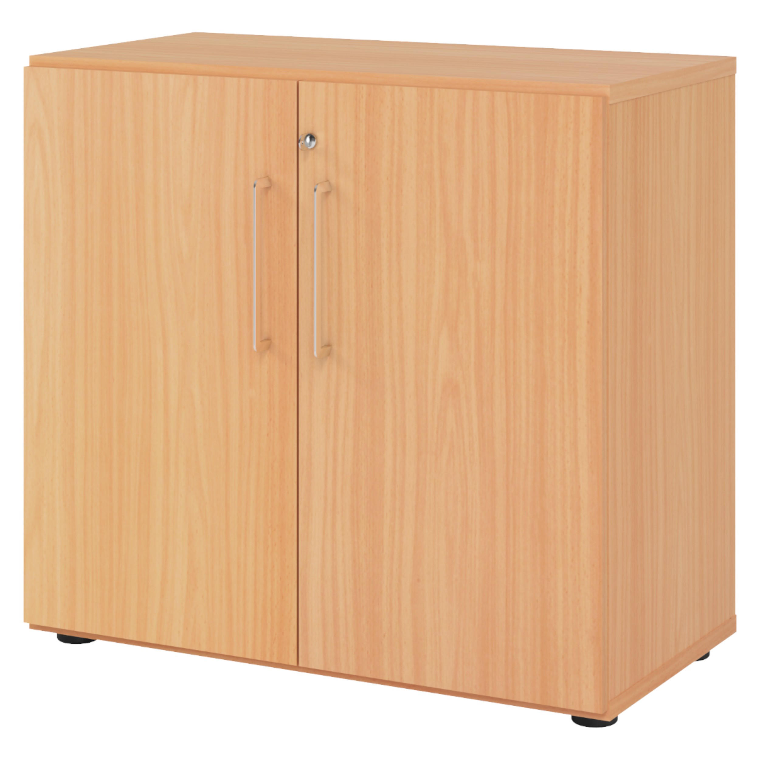 AKTENSCHRANK - 2 Ordnerhöhen 42/80/74,8 cm in Buchefarben - Buchefarben, Holzwerkstoff (80/74.8/42cm) - bümö