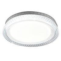 LED DECKENLEUCHTE Kunststoff Weiß - Weiß, Kunststoff (28/28/5cm)