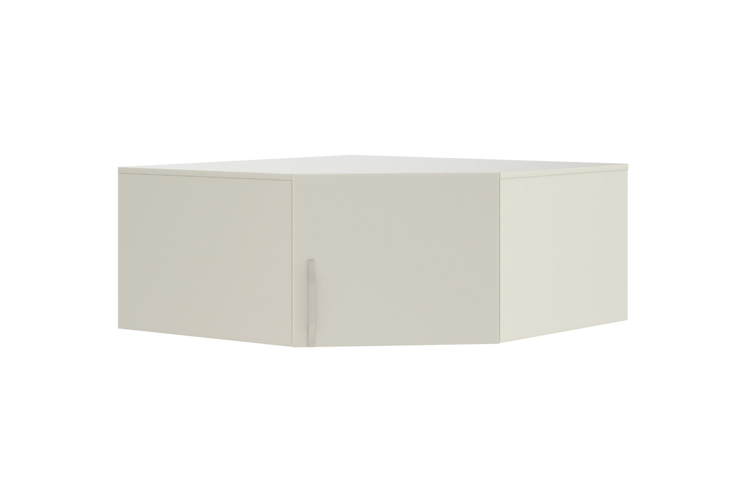 AUFSATZSCHRANK BRISSO BRN4 95/40/95 cm in Kaschmir mit Metallgriffen - Kaschmir, Holzwerkstoff/Metall (95/40/95cm) - Deine Möbel 24