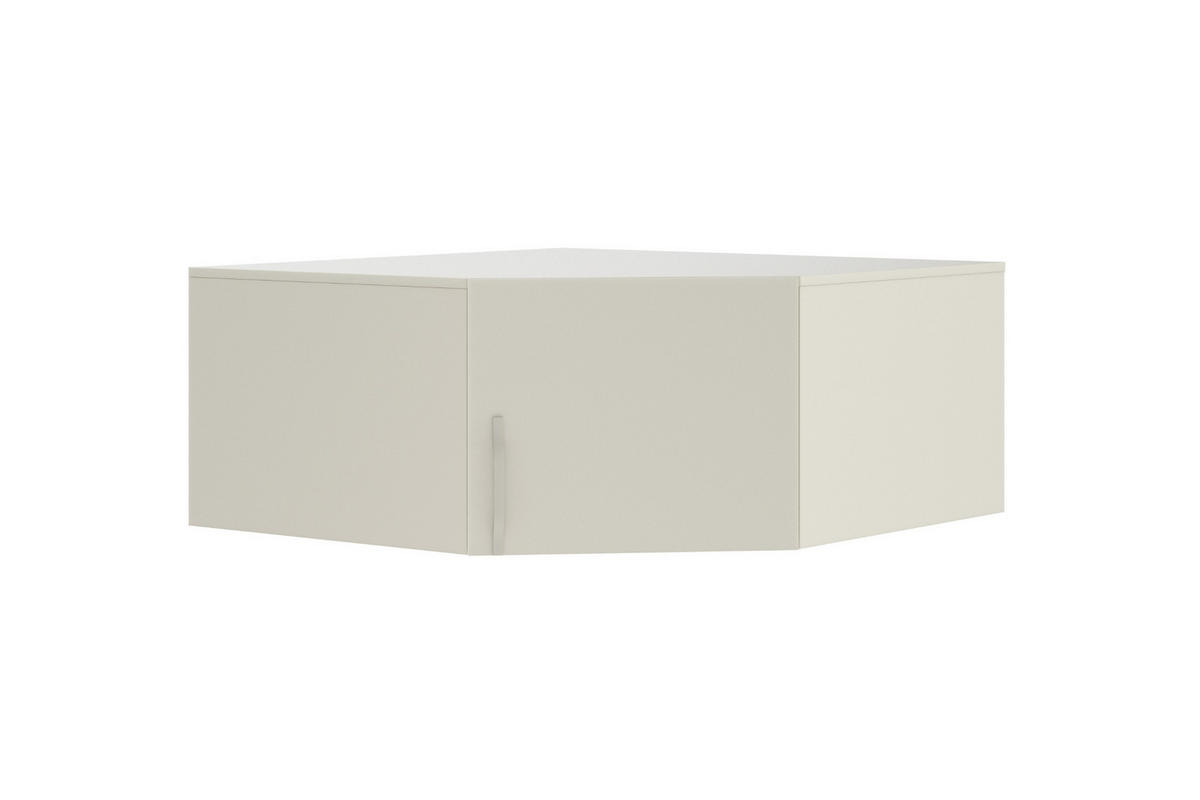 AUFSATZSCHRANK BRISSO BRN4 95/40/95 cm in Kaschmir mit Metallgriffen - Kaschmir, Holzwerkstoff/Metall (95/40/95cm) - Deine Möbel 24