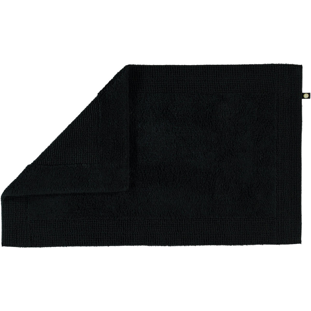 BADTEPPICHE PRESTIGE SCHWARZ - 15 - Schwarz, Textil (70/130cm) - Rhomtuft
