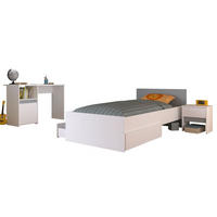KINDERZIMMER-SET 4-tlg. Parisot Pirouette 27 Holzdekor Weiß - Weiß, Kunststoff (100/1/200cm) - 58aufmkessel