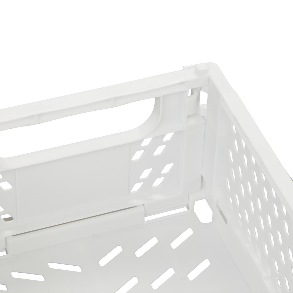 2XKLAPPBOX - Weiß, Kunststoff (25/10/16.5cm) - Relaxdays