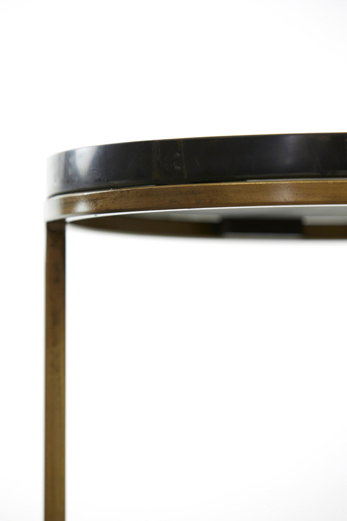 SÄULE Sobrina Schwarz Ø35/100 cm - Schwarz, Metall (35/35/100cm) - Light & Living