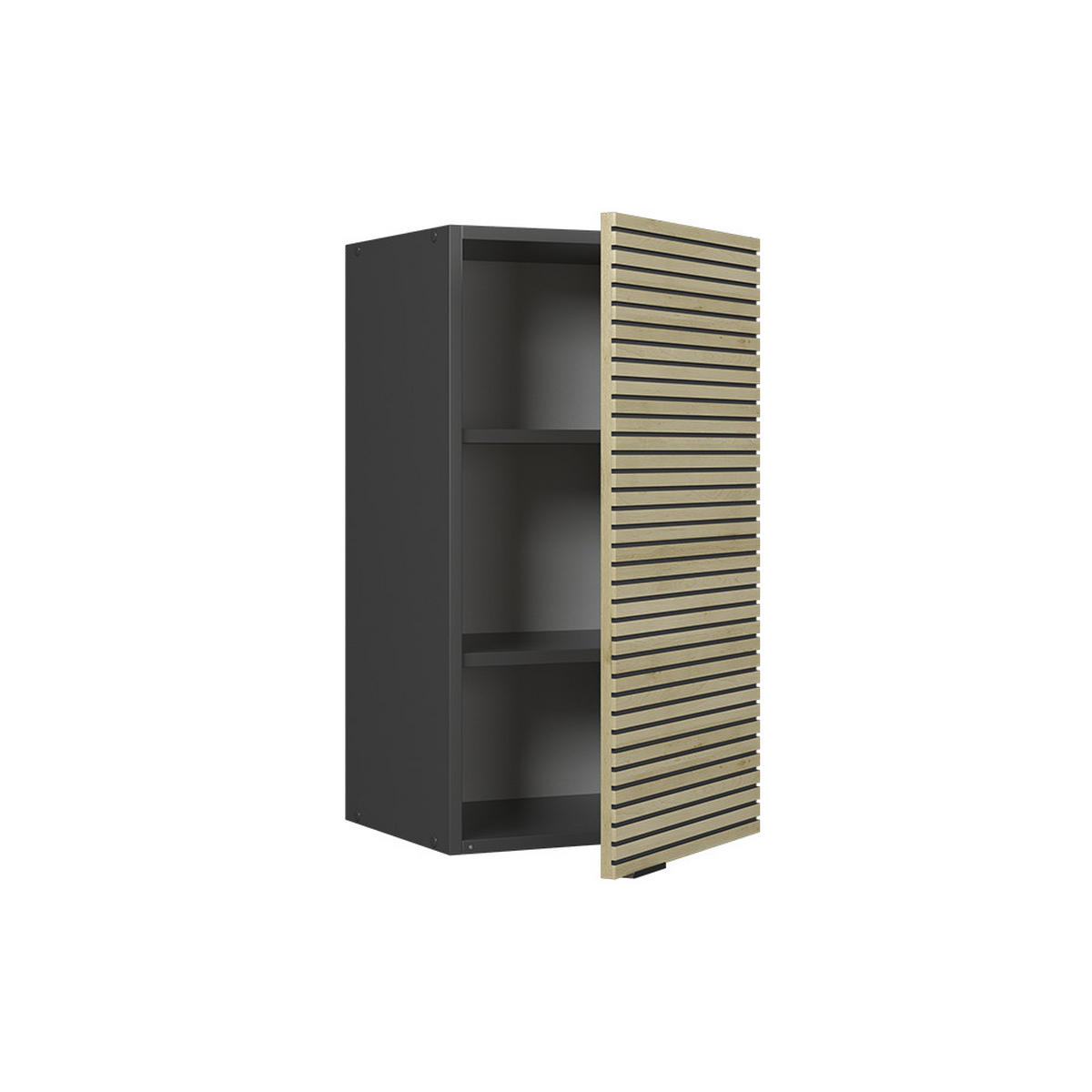 VĚŠÁK NA STĚNU Fame-Line Dubový panel - antracitová/barva dubu, kompozitní dřevo (40/72/34.1cm) - Vicco