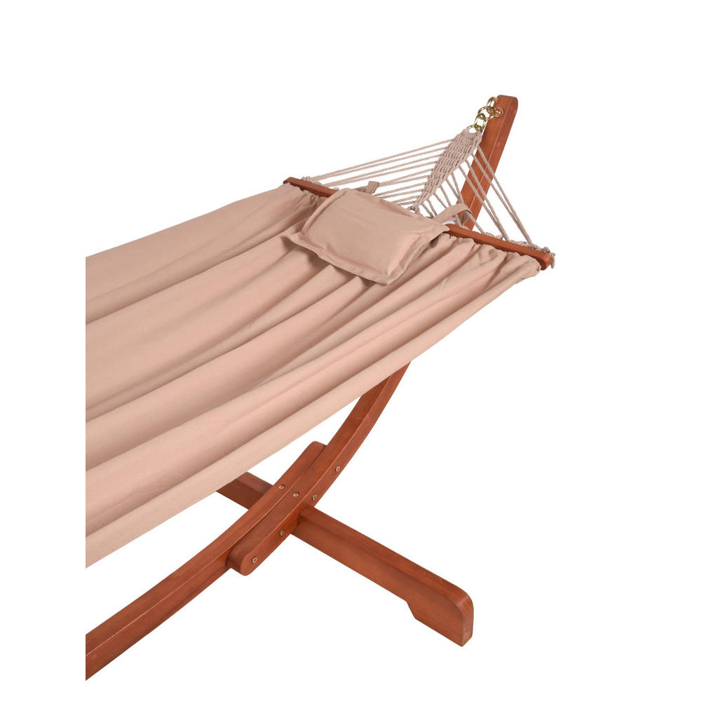 Thumbnail - Deluke Hängematte, Braun, Holz, 100x98x300 cm, Gartenmöbel, Hängematten