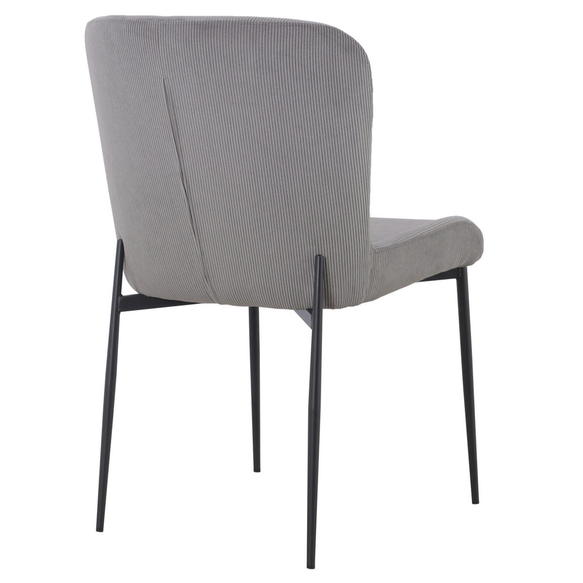 ESSZIMMERSTÜHLE 2er Set FREDDIE Grau - Grau, Textil (48/83/56cm) - SVITA