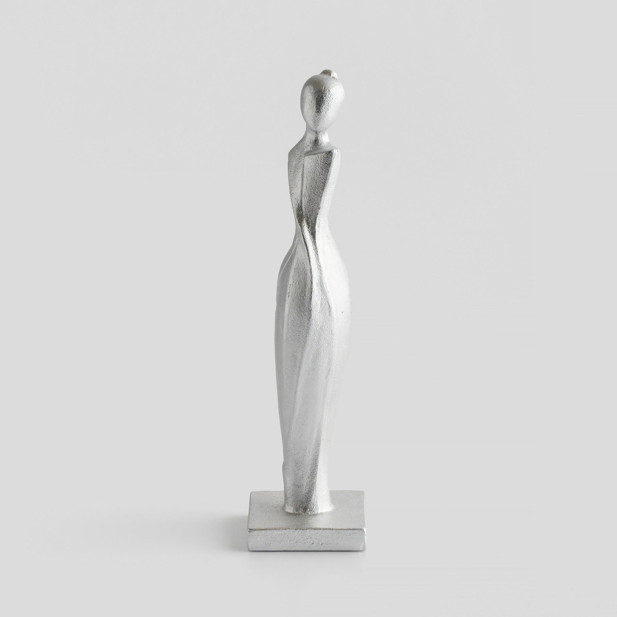 FIGUR Jiosei - Silberfarben, Kunststoff (8.5/33.5/10cm) - home&you