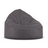 SITZSACK COSMO aus Lederoptik, Hellgrau - Hellgrau, Textil (85/80/85cm) - KONSIMO®