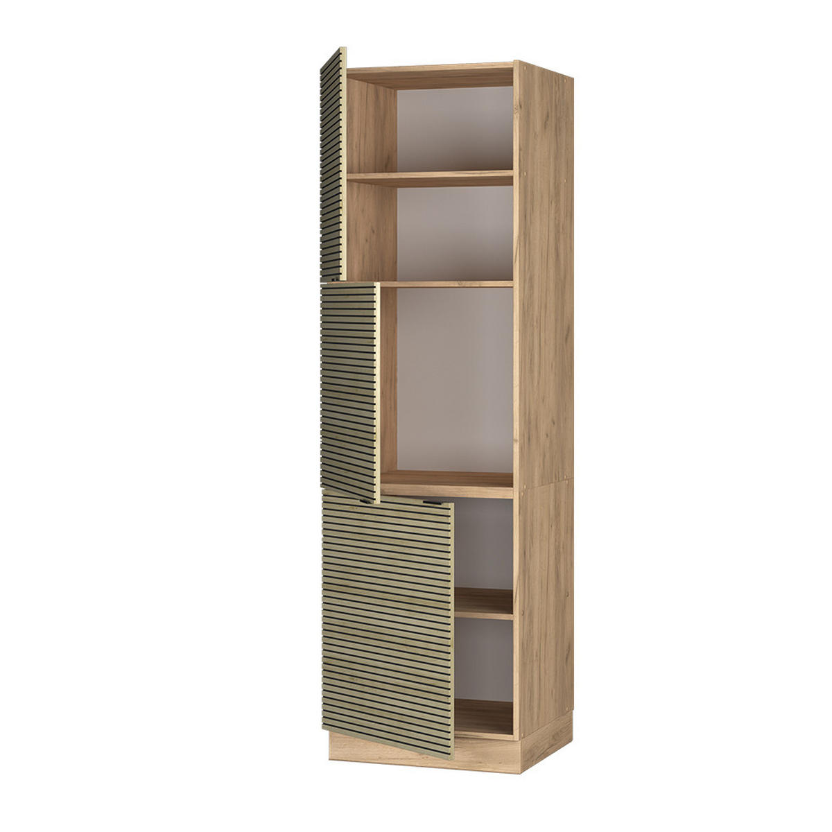 VESTAVNÁ SKŘÍŇKA NA SPORÁK Fame-Line Dubový panel - medově dubová/barva dubu, kompozitní dřevo (60/206.8/58cm) - Vicco