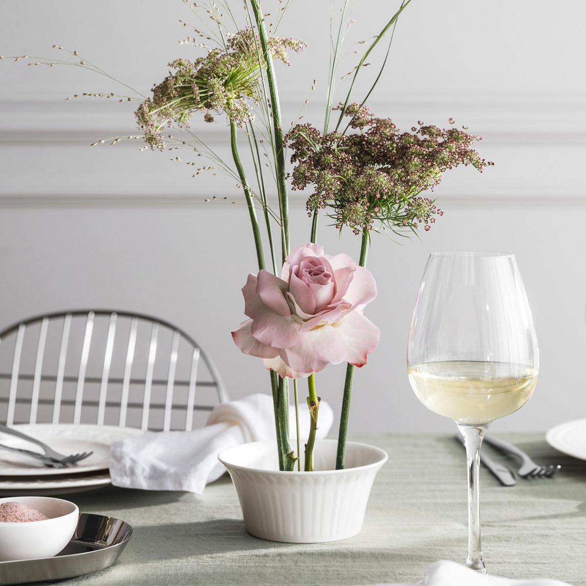 DESSERTSCHALEN Cellini weiß ø 12,5 cm 6er Set - Weiß, Keramik (12.5cm) - Villeroy & Boch