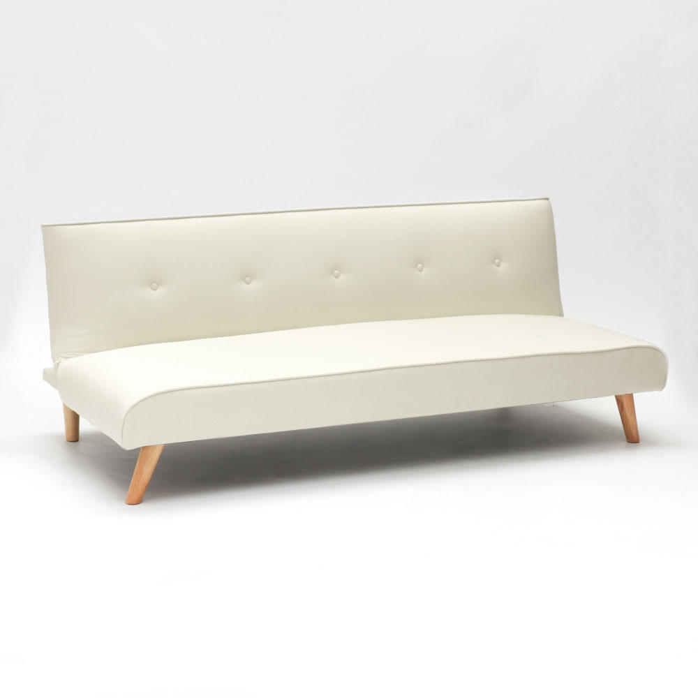 Pasmara Schlafsofa Weiß 178x70x82 cm