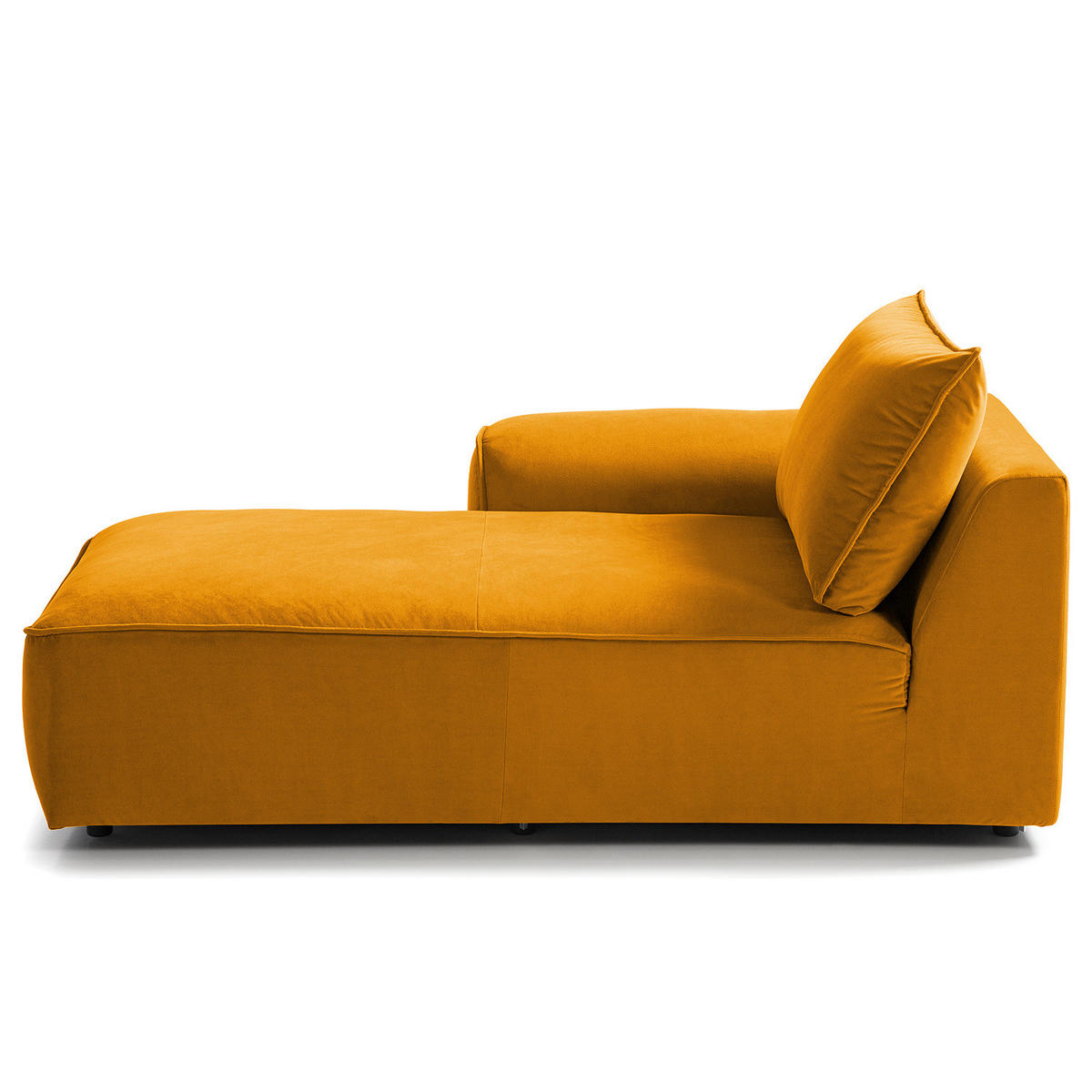 MODULLONGCHAIR - Orange, Holz/Textil (170/82/105cm) - home24