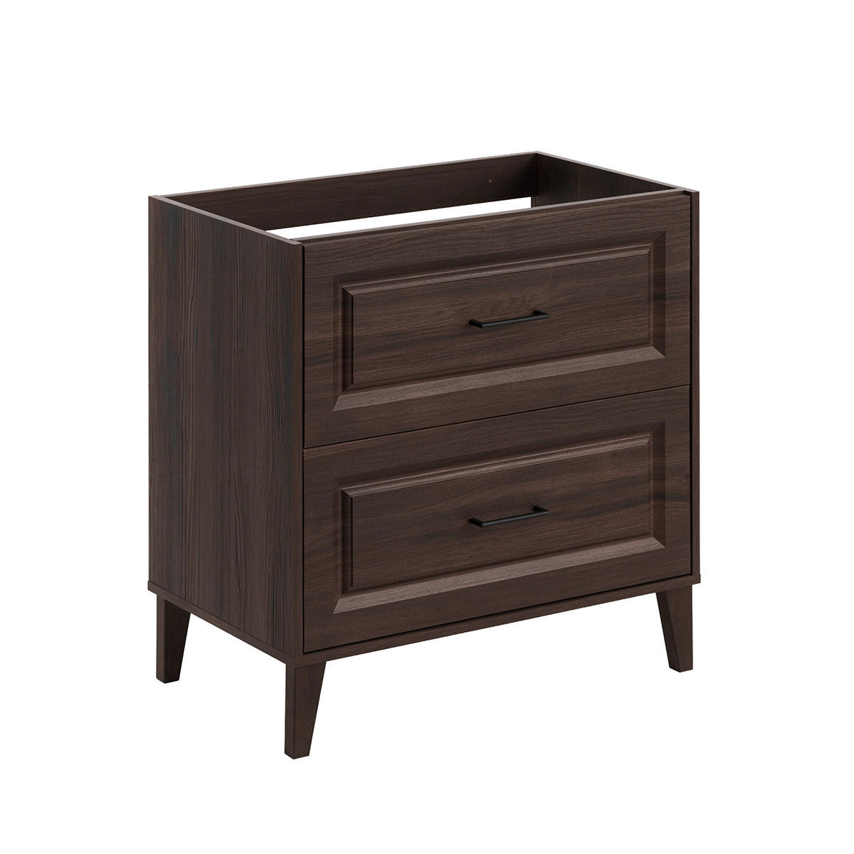 SKRINKA POD UMÝVADLO 80cm Moka Drevo - hnedá, kompozitné drevo (80/82/46cm) - Petits-meubles