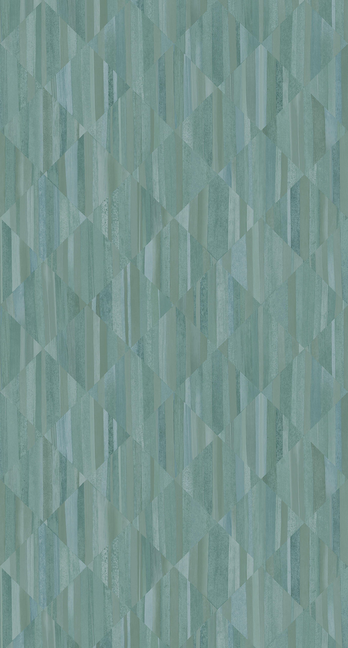 FOTOTAPETE 3D Holzoptik 150 x 279 cm - Grün, Papier (150/279cm) - Origin Wallcoverings