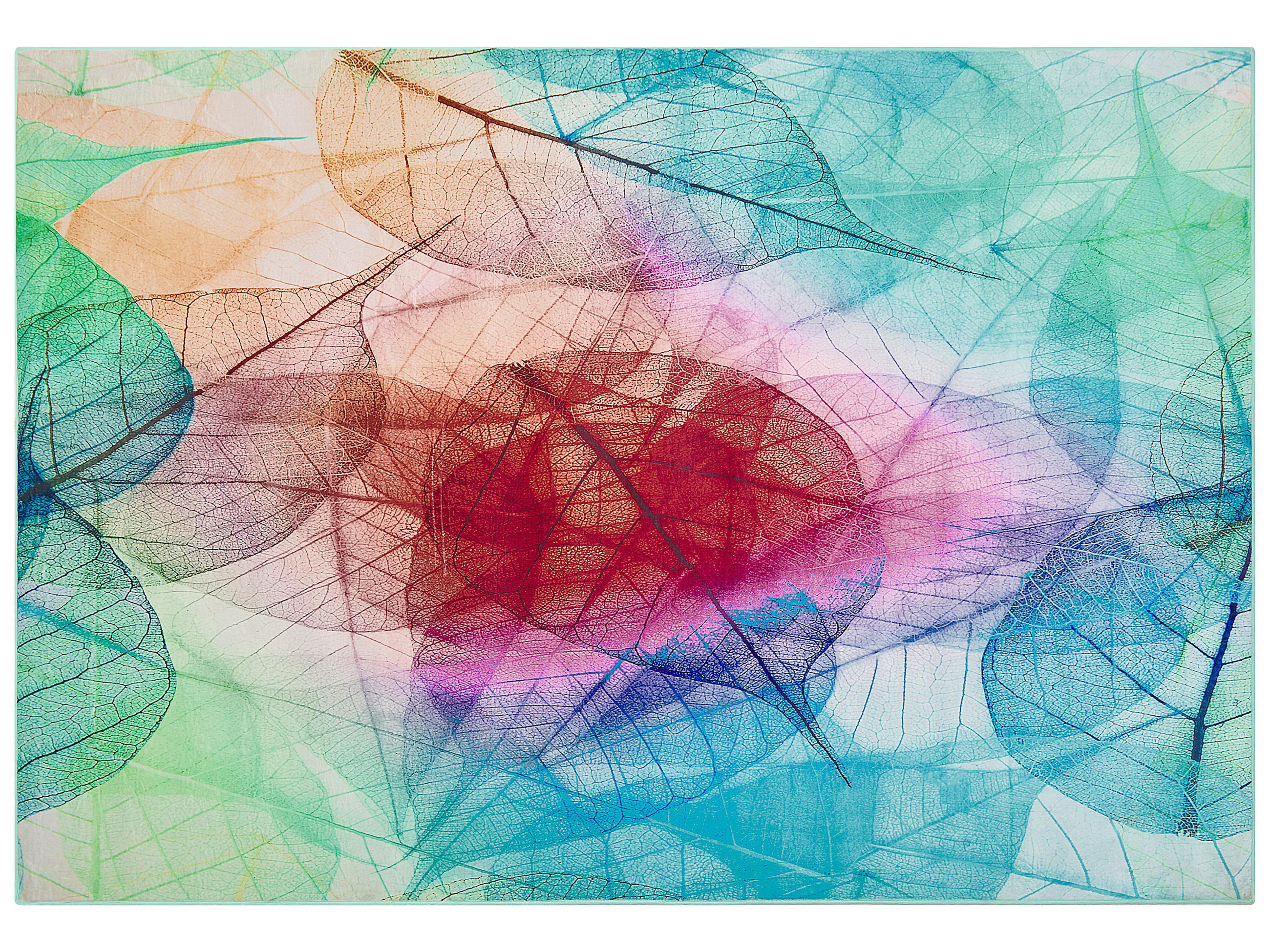 KURZFLOR-TEPPICH Antakya 230/160 cm - Multicolor, Kunststoff (160/230cm) - Beliani