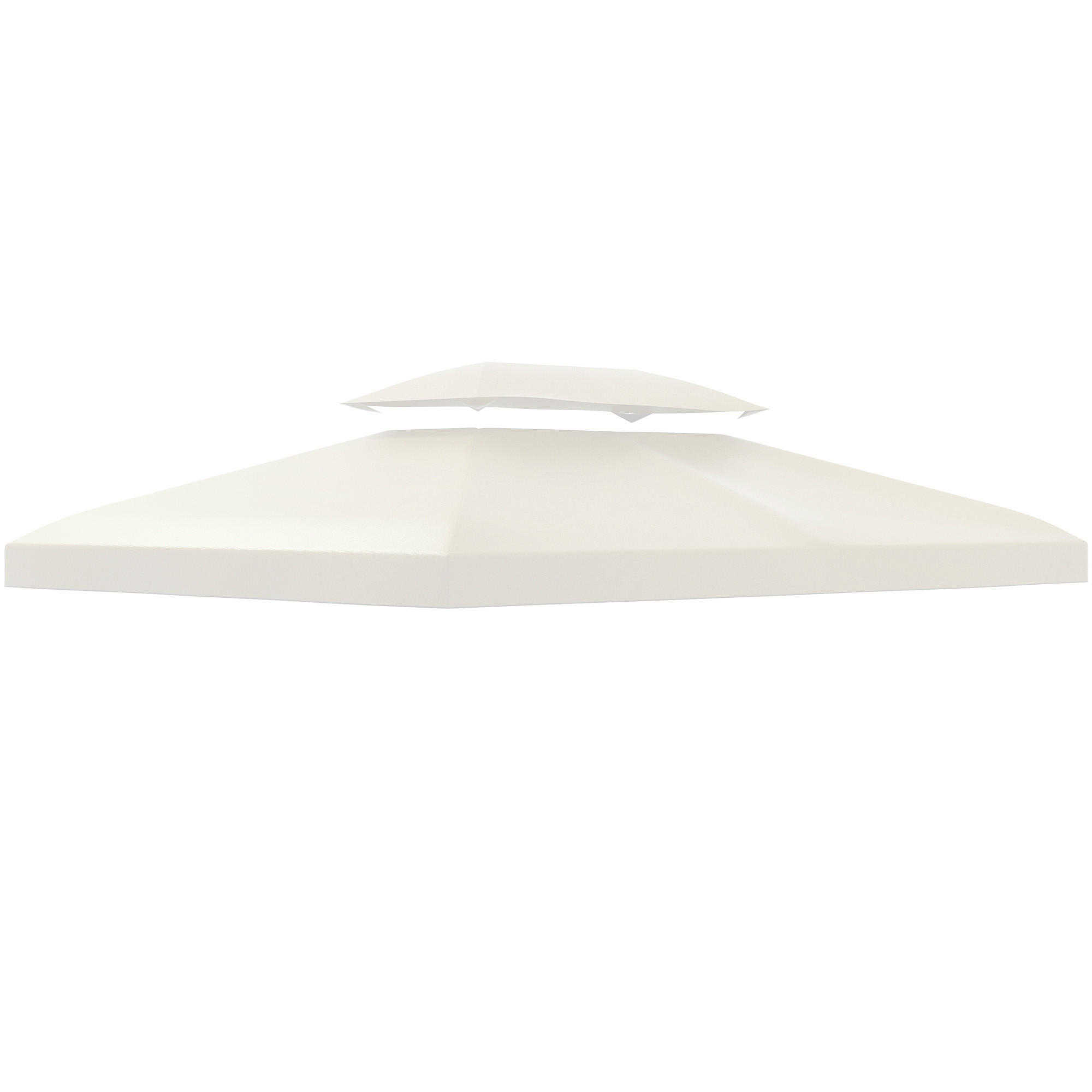 ERSATZDACH für Pavillon DE-05915 3/4 m Cremeweiß - Creme, Textil (400/20/300cm) - ComfortXL