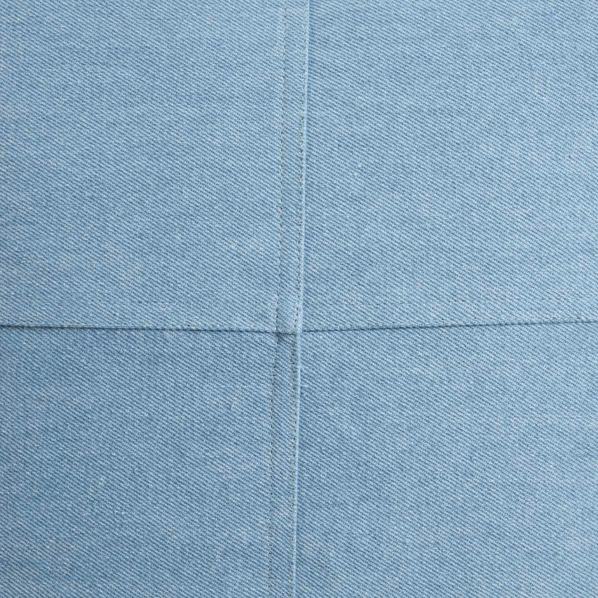 KOPFKISSENBEZUG Thorn denim 45/45 cm - Blau, Textil (45/45cm) - Homla