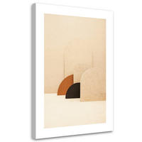 KUNSTDRUCK Beige 70/100 cm - Beige, Textil (70/100cm) - KUNSTLOFT