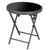 BEISTELLTISCH klappbar - Schwarz, Metall (45/45/50cm) - Outsunny