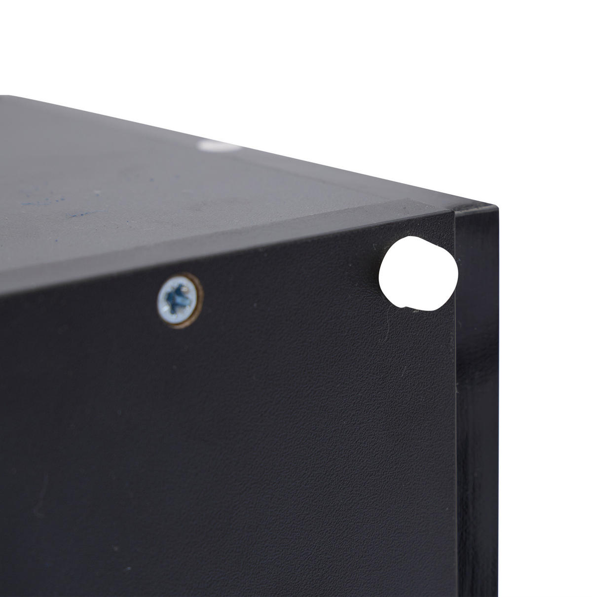 COUCHTISCH aus Spanplatte 90x55x41 cm Schwarz mit LED-Beleuchtung, 4 Schubladen und ausziehbarer Tischplatte - Schwarz, Holzwerkstoff (90/55/41cm) - Modfu