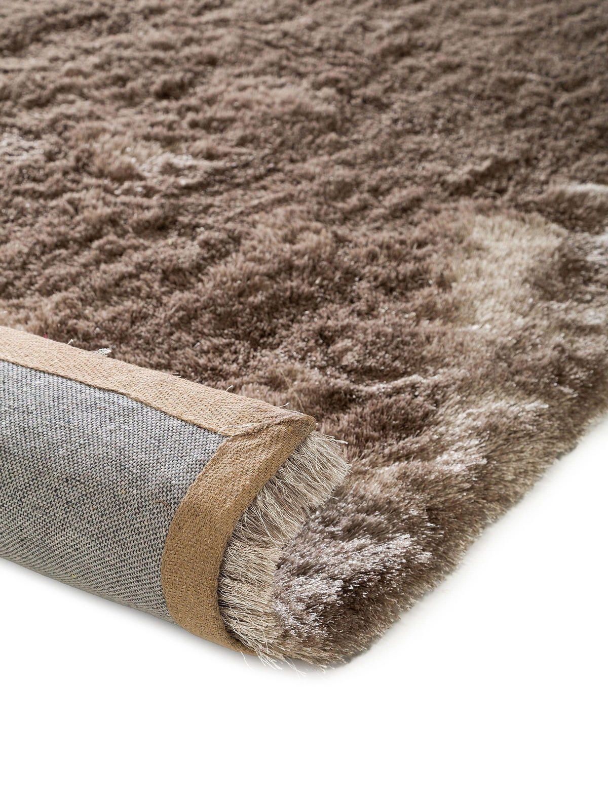 HOCHFLORTEPPICH Whisper Hellbraun 120x170 cm - Hellbraun, Textil (120/170cm) - benuta Nest
