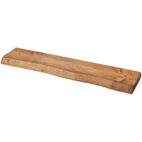 WANDREGAL rustikales 16/3,8/180 cm dunkle Eiche - Dunkelbraun, Holz (180/3.8/16cm)
