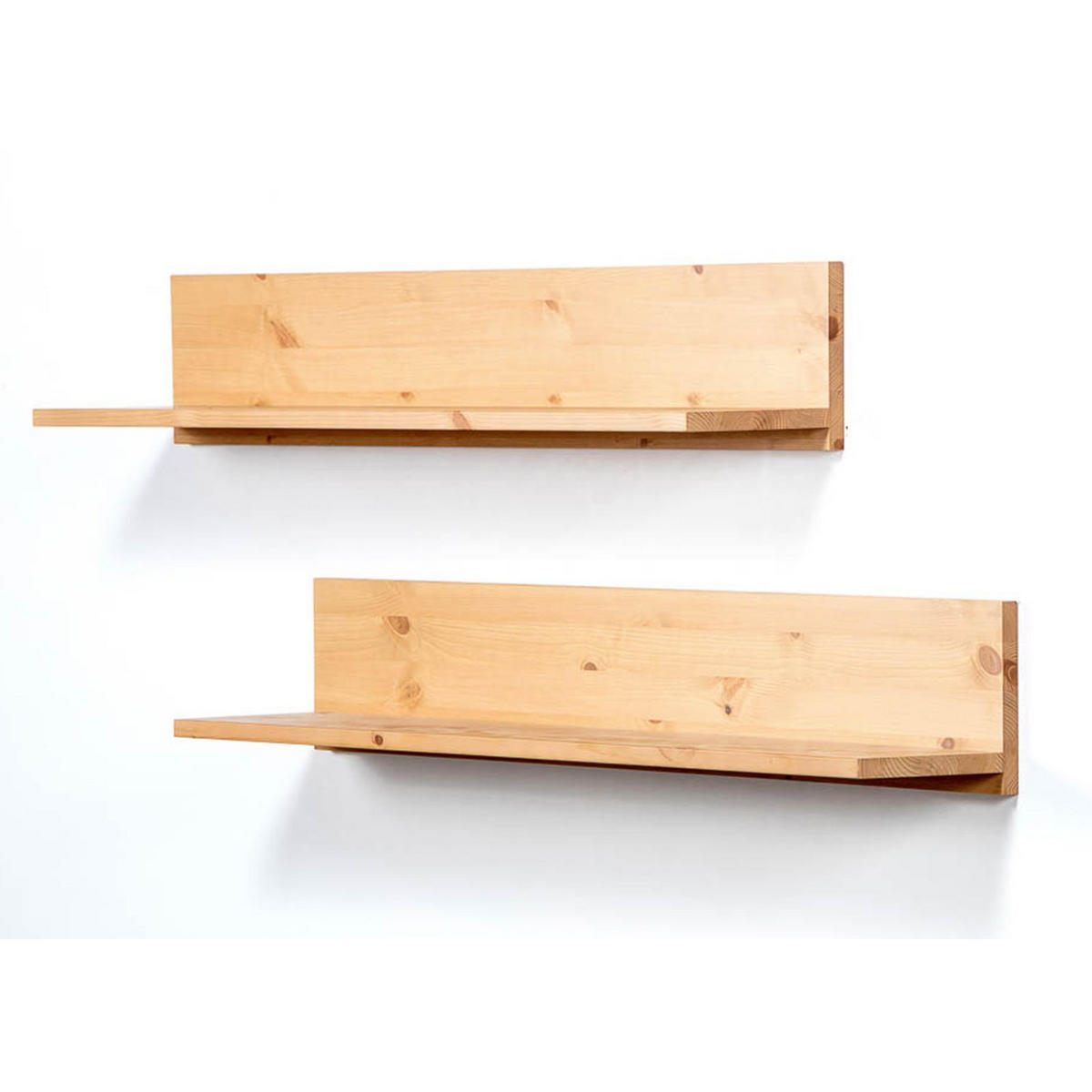 WANDREGAL Massivholz 17/100/17 cm - Braun, Holz (100/17/17cm) - hagge home