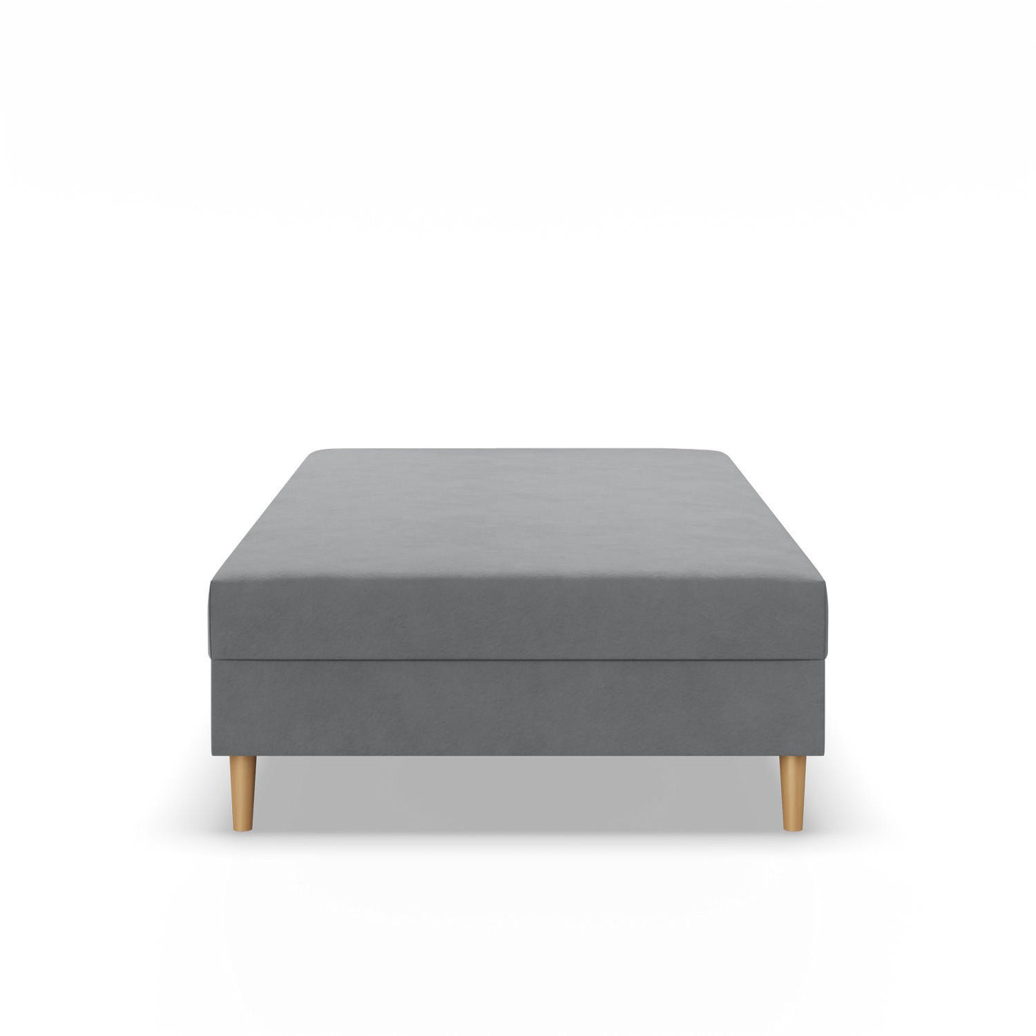 BOXBETT 80x200 CASPE, Grau - Grau, Textil (80/200cm) - Mebligo