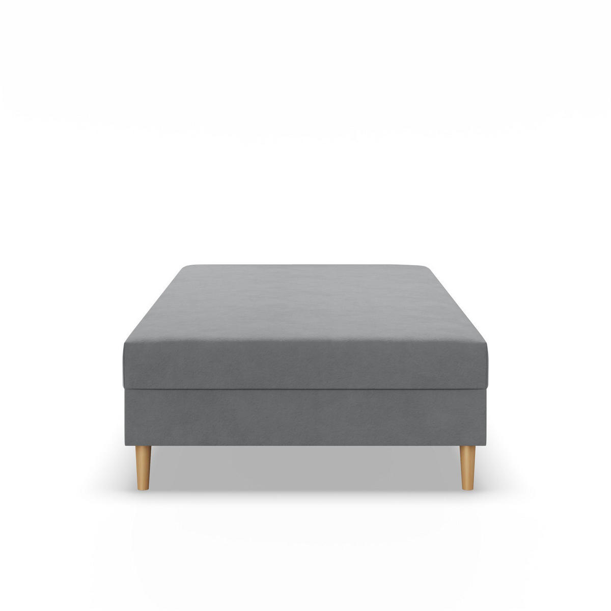 BOXBETT 80x200 CASPE, Grau - Grau, Textil (80/200cm) - Mebligo