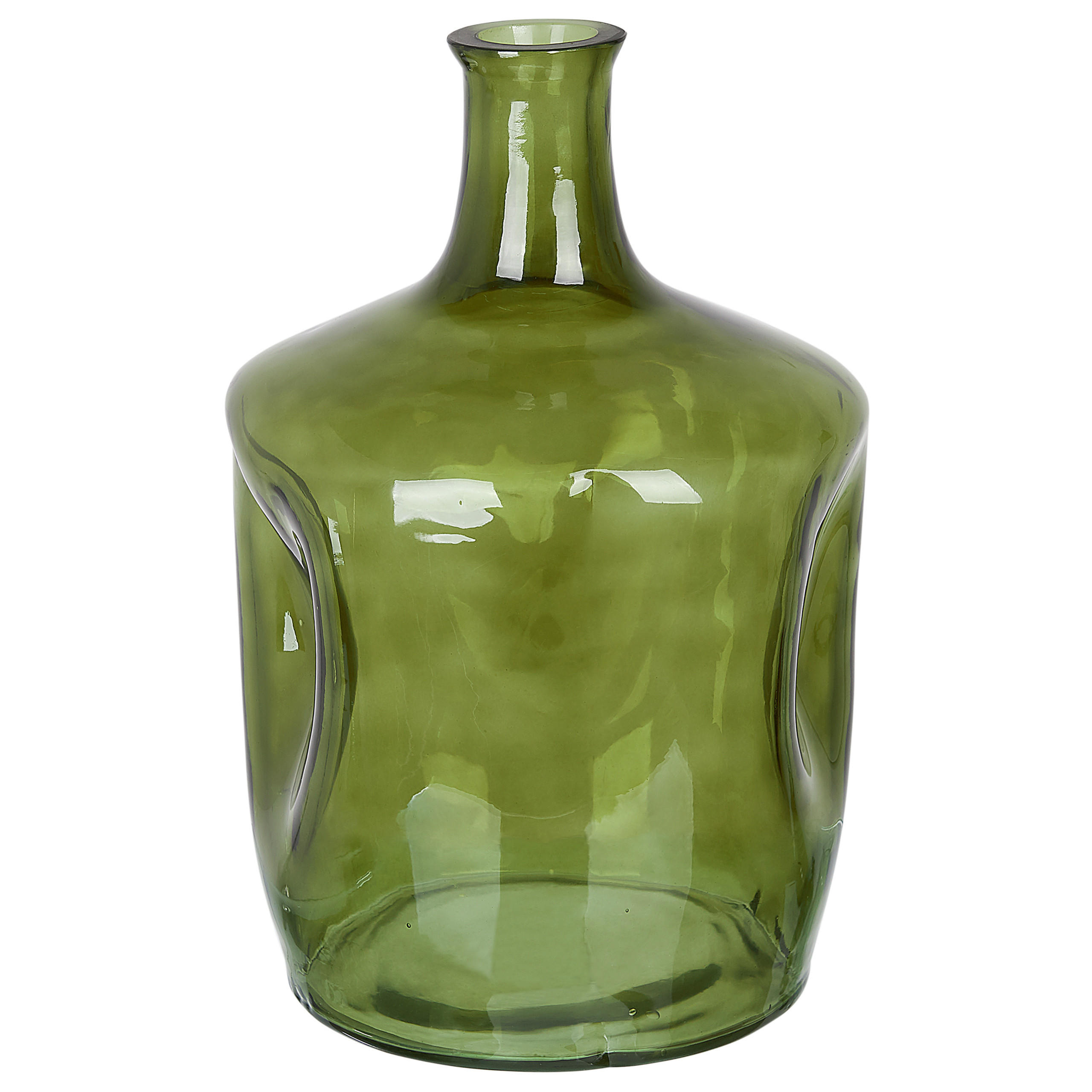 BLUMENVASE Glas grün Kerala - Grün, Glas (35cm) - Beliani
