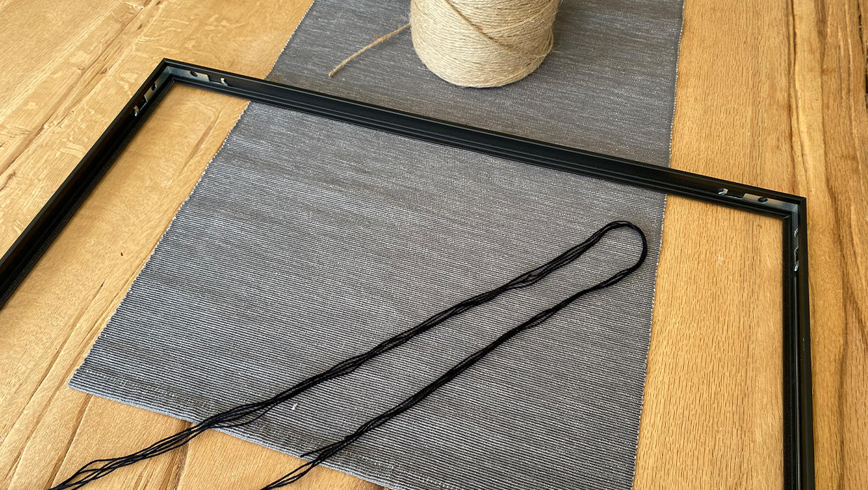 DIY Memoboard - Knoten nicht zu fest ziehen