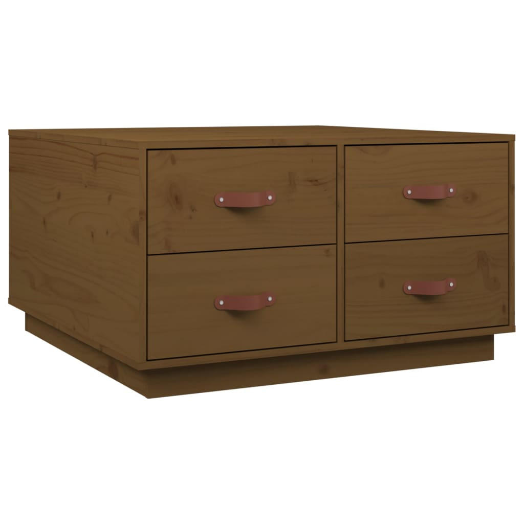 furnicato Couchtisch Braun 80x80x45 cm