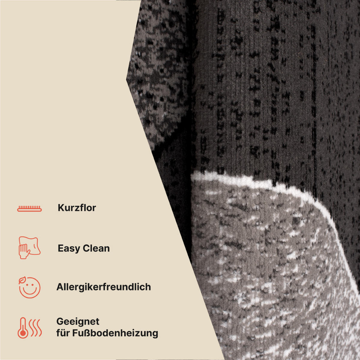 TEPPICH DREAM Gelb 80/150 cm - Gelb, Textil (80/150cm) - Tapiso