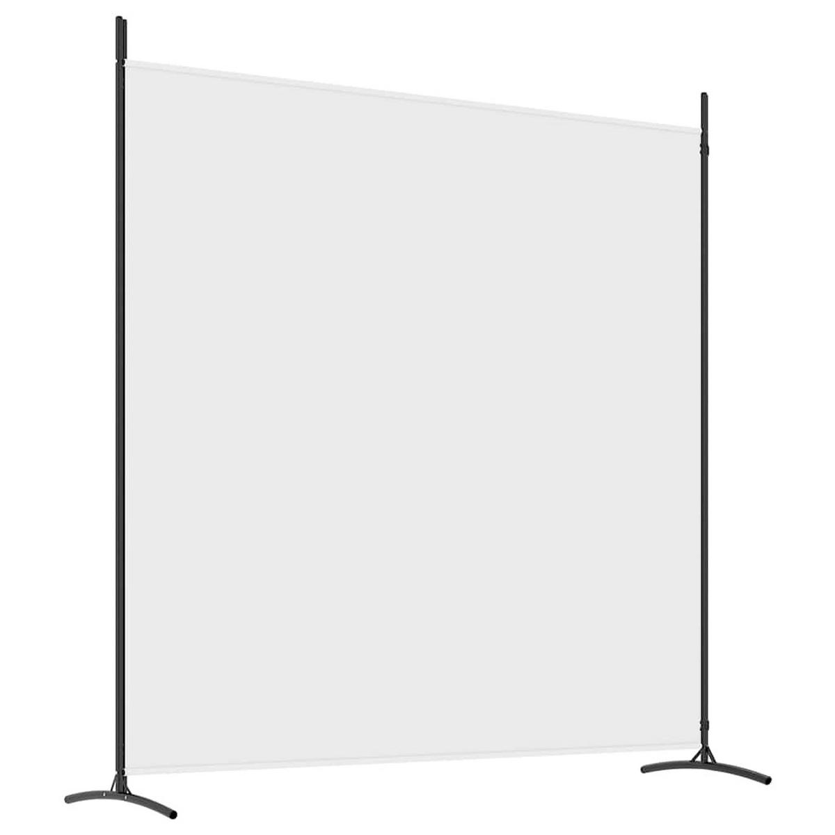 PARAVENT 2-teilig Weiss 348/180 Cm Stoff - Weiß, Textil (348/180/0.1cm) - vidaXL