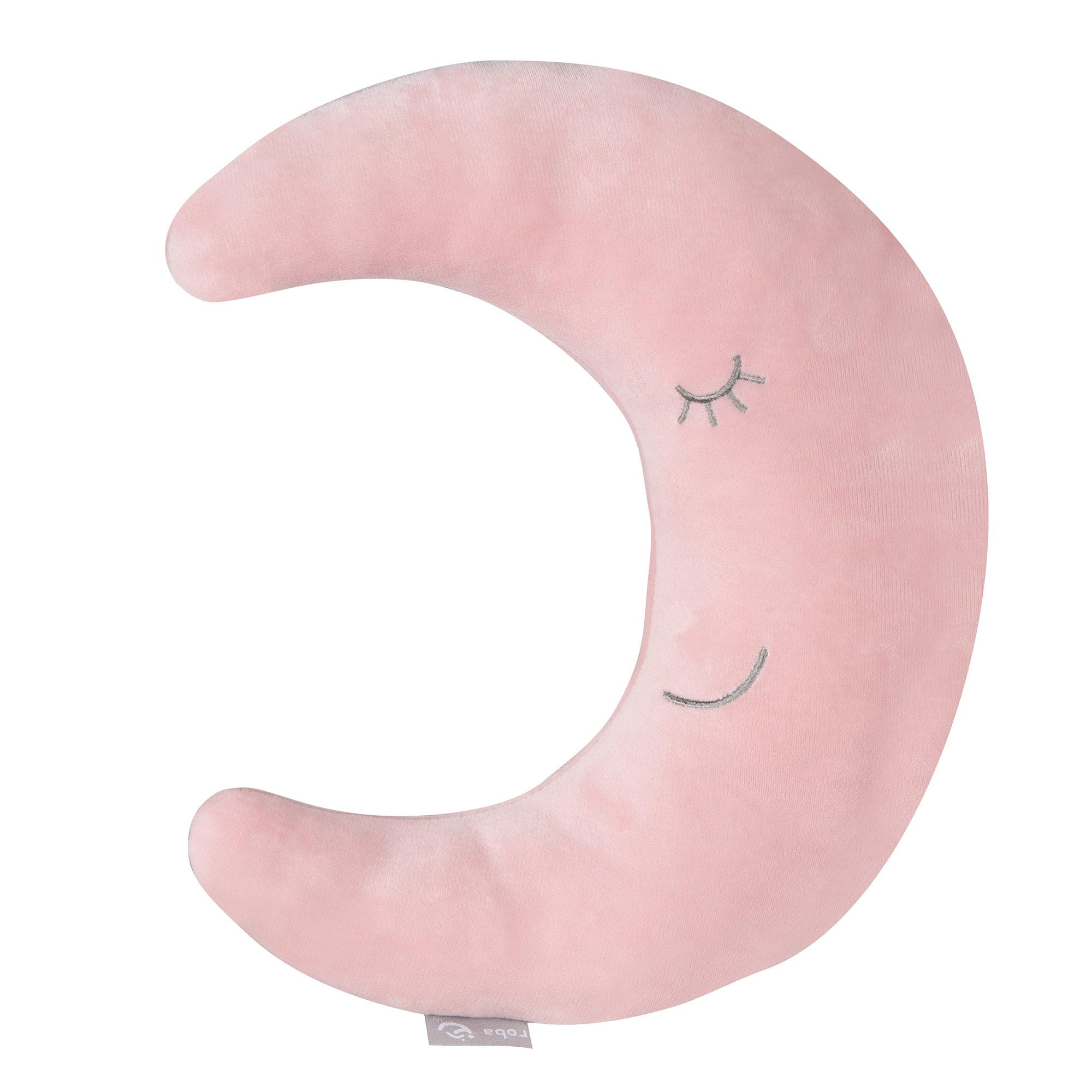 NACKENKISSEN Mond rosa - Rosa, Textil (25/8cm) - Roba